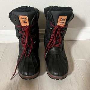 PAJAR Leather Tex Membrane Waterproof Seam Sealed Mid Calf Boots Size 11-11.5